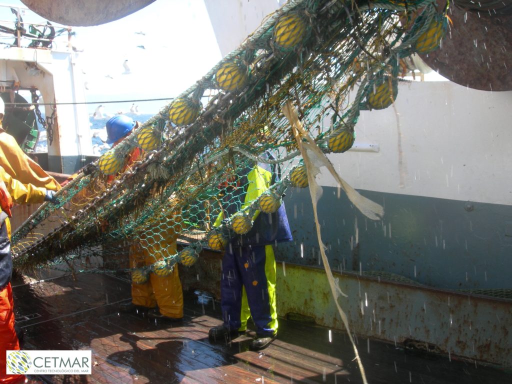 Floating marine litter in port areas